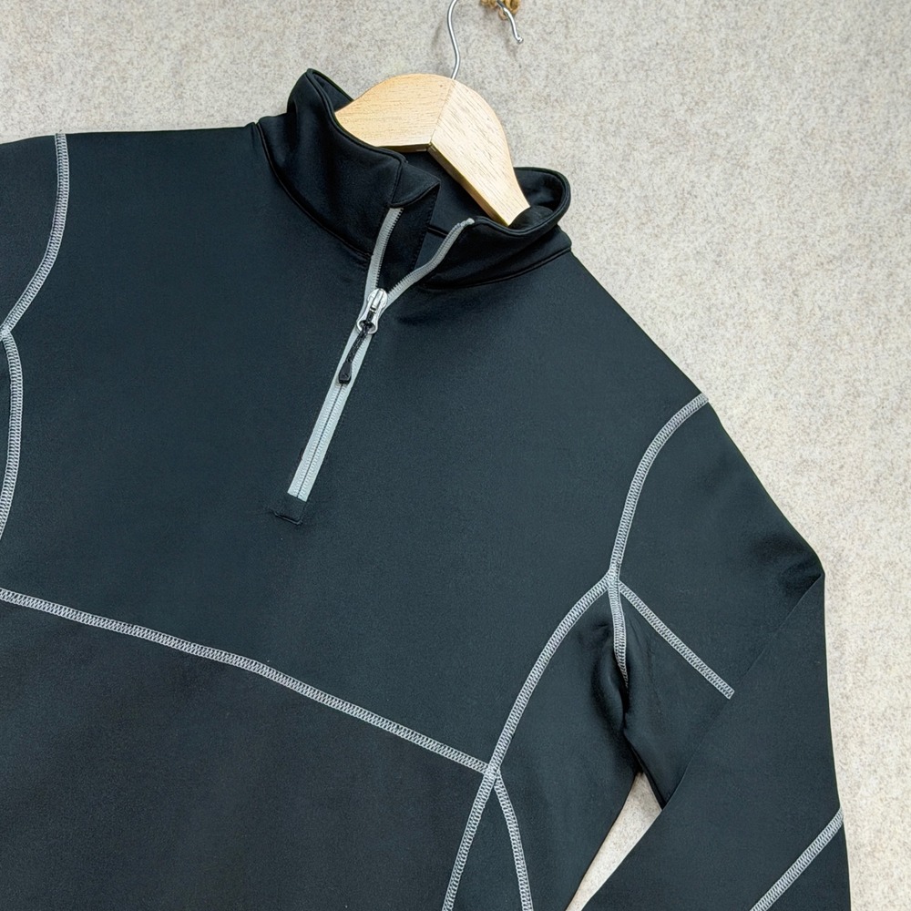 Storm Creek 1/4 Zip Pullover Womens S Black Gorpcore Athleisure Cold Weather